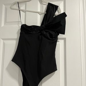 One shoulder bodysuit